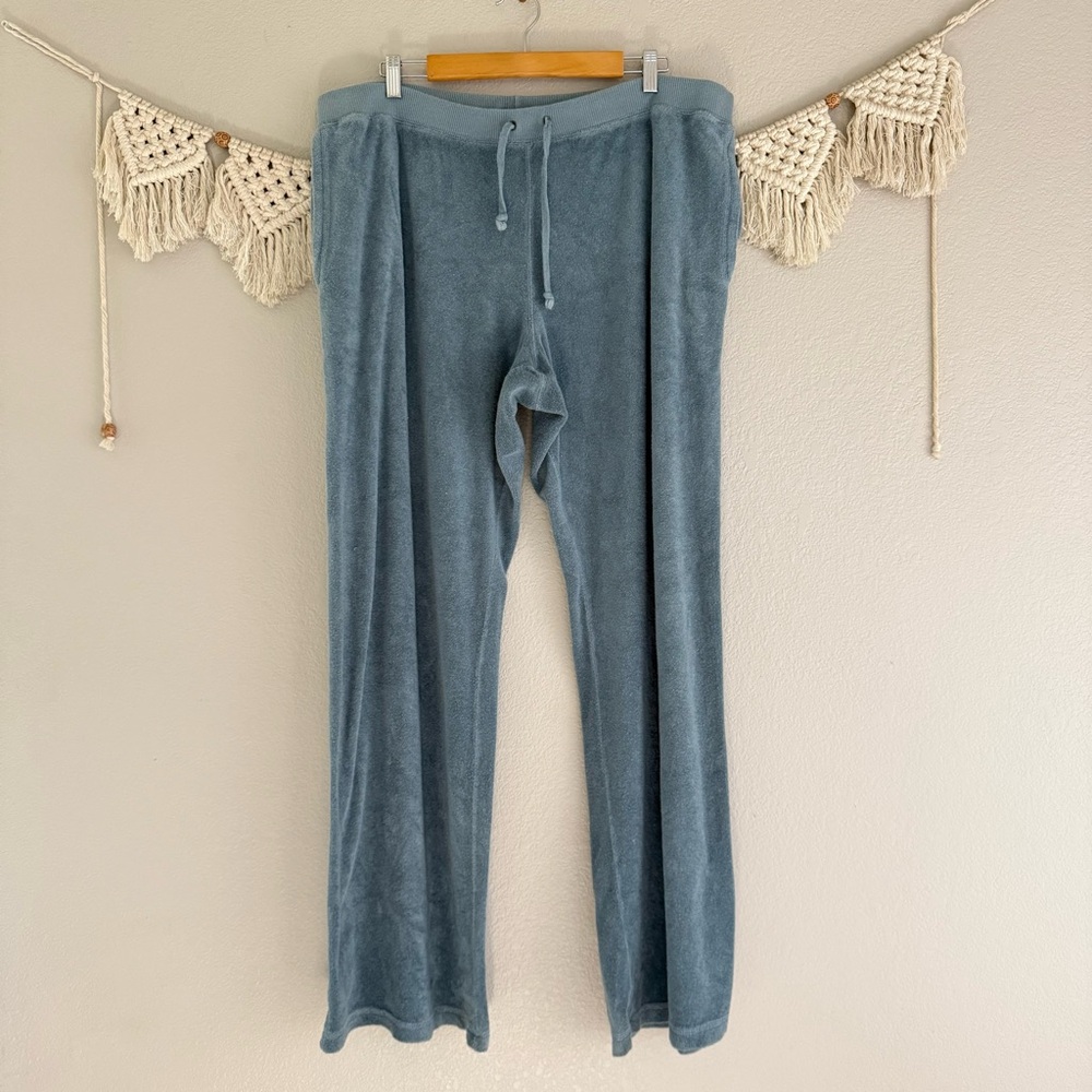 Juicy Couture Y2K‎ Vintage Terry Blue Sweat Pants